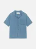 Chambray Camp Collar Shirt -- Midland sold by Frame Denim
