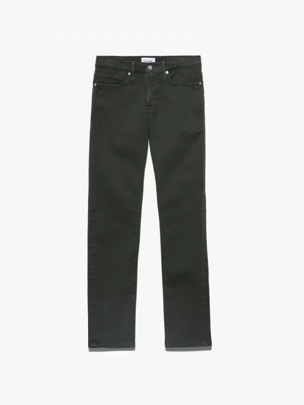 L'Homme Slim Twill -- Garage Midnight Green sold by Frame Denim