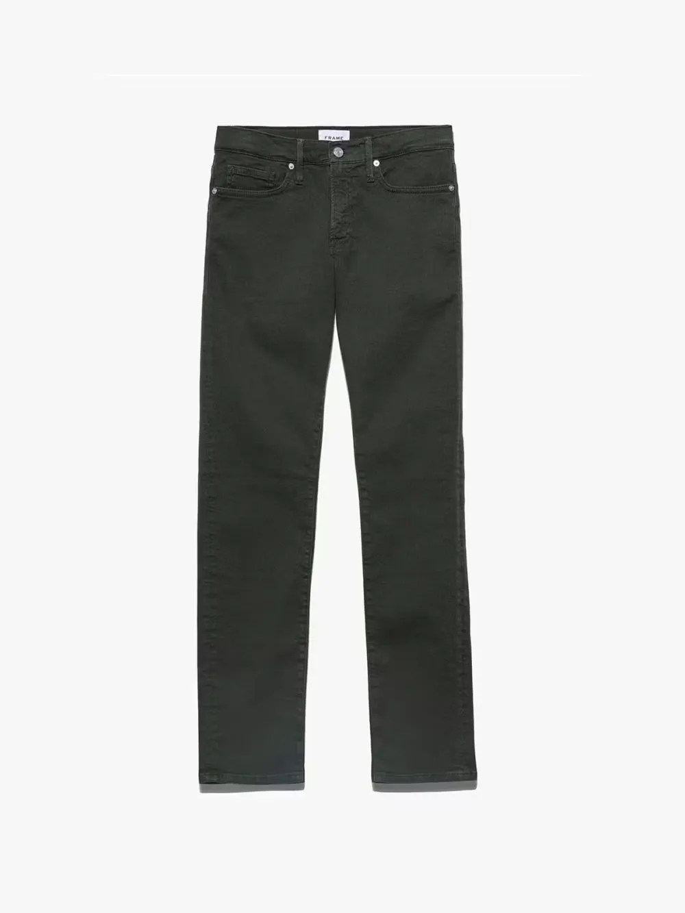 L'Homme Slim Twill -- Garage Midnight Green sold by Frame Denim