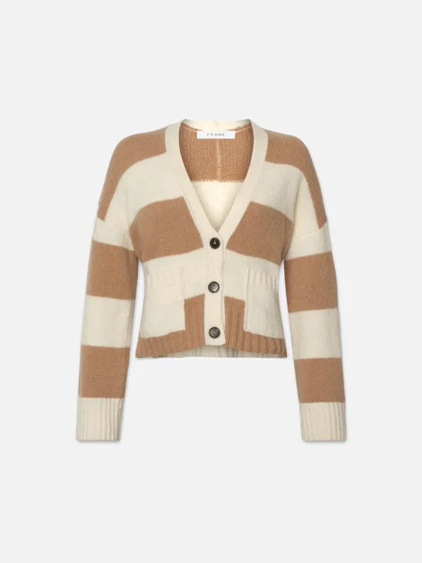 Luxe Cardi -- Off White Multi made by Frame Denim