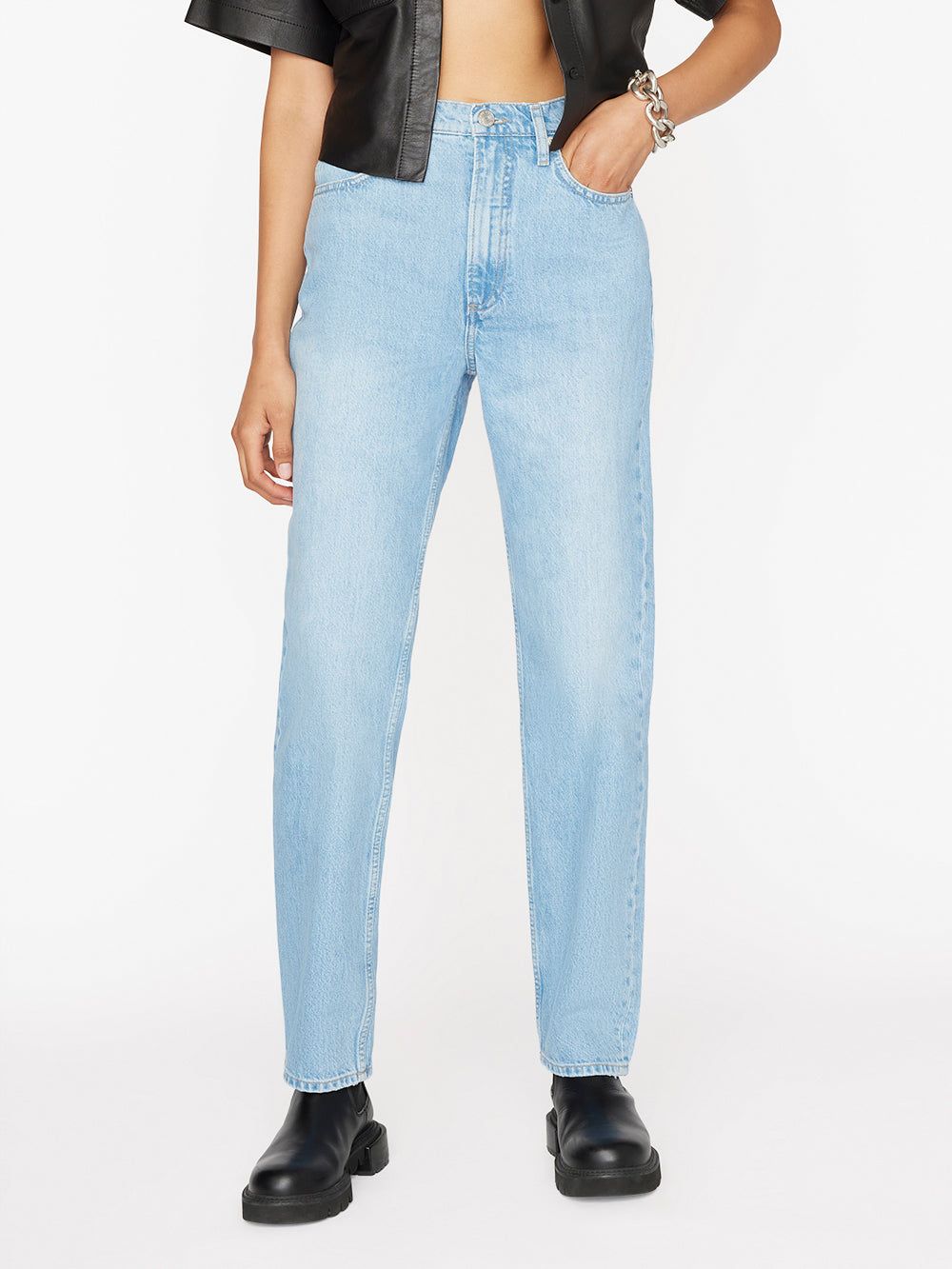 Le High 'N' Tight Straight -- Zona sold by Frame Denim
