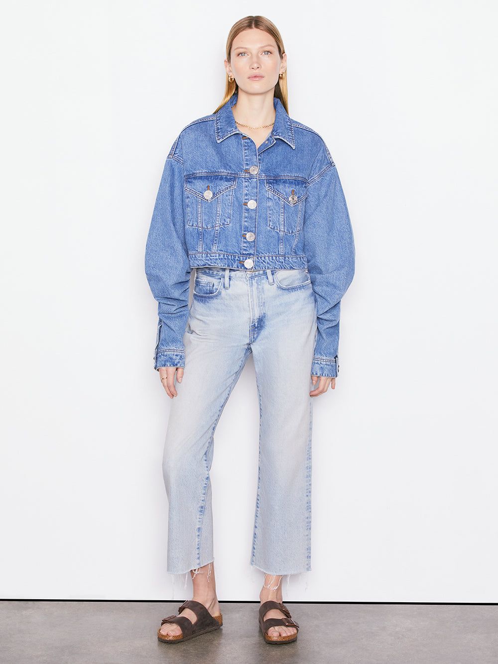 Le Jane Crop -- Luster sold by Frame Denim product image thumbnail 2