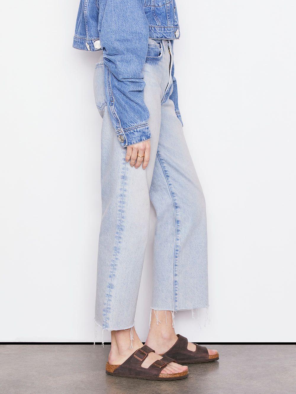 Le Jane Crop -- Luster sold by Frame Denim product image thumbnail 3