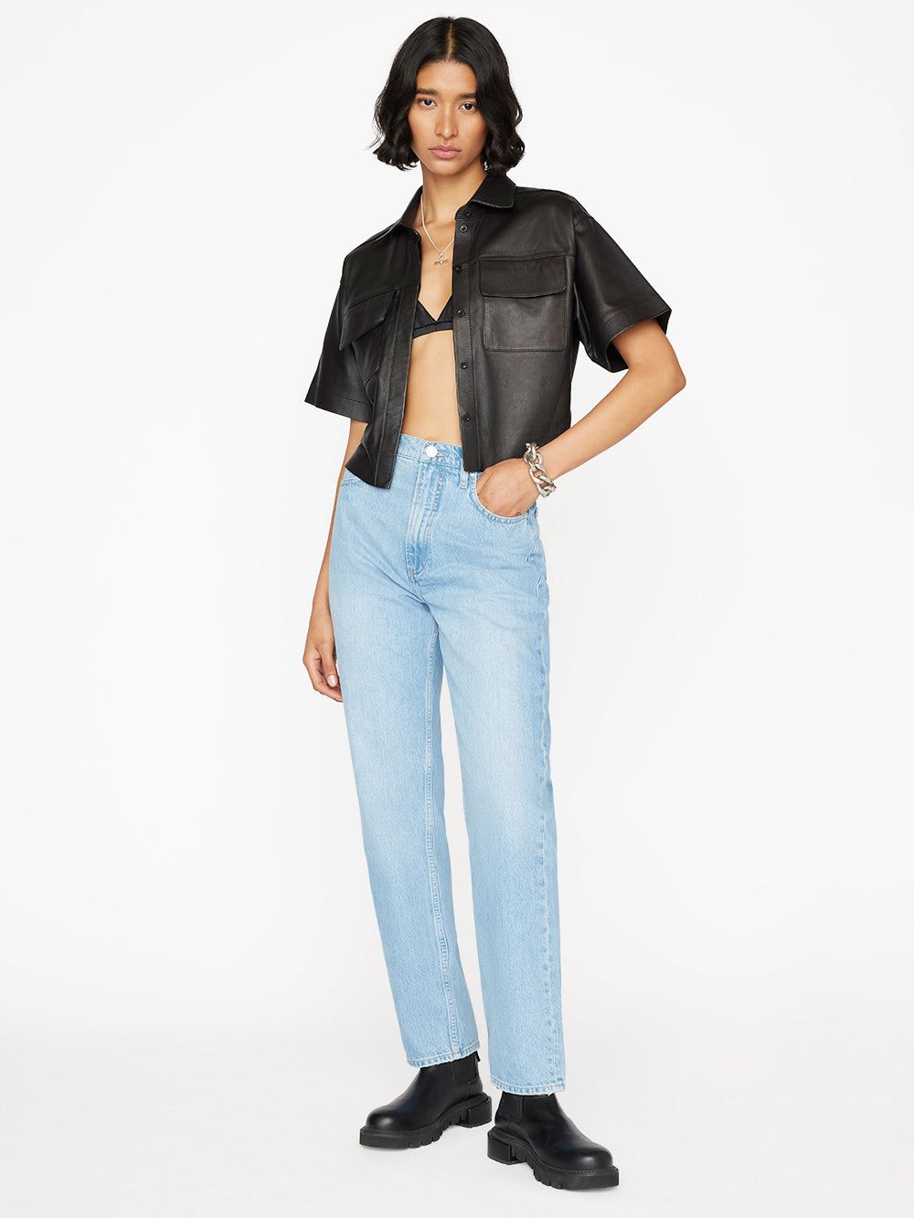 Le High 'N' Tight Straight -- Zona sold by Frame Denim product image thumbnail 2