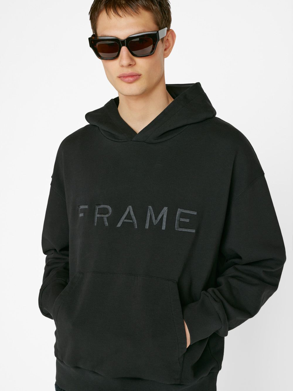 Frame Hoodie -- Noir sold by Frame Denim product image thumbnail 5