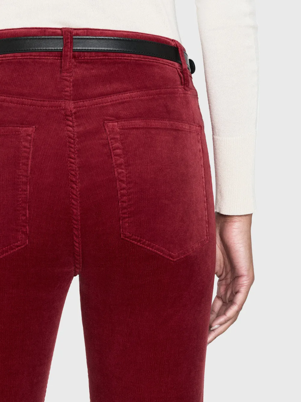 Le Crop Mini Boot Corduroy -- Paprika sold by Frame Denim product image thumbnail 3