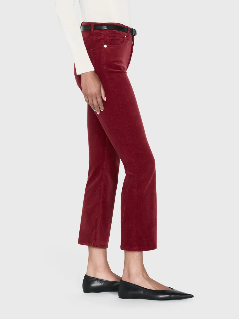 Le Crop Mini Boot Corduroy -- Paprika sold by Frame Denim product image thumbnail 4