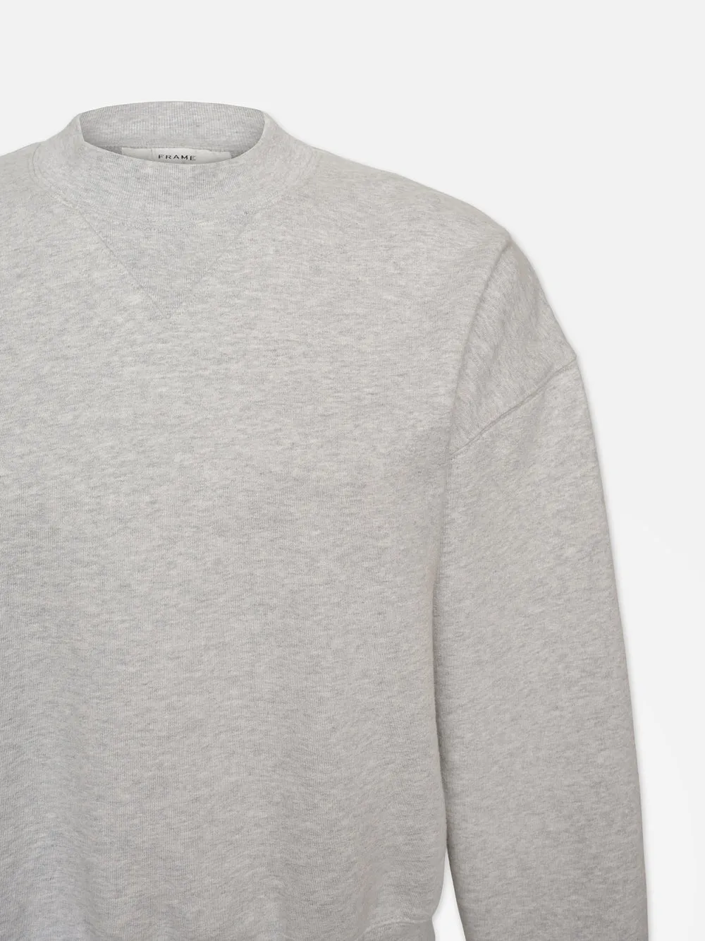 Classic Crew Sweatshirt -- Heather Grey sold by Frame Denim product image thumbnail 3