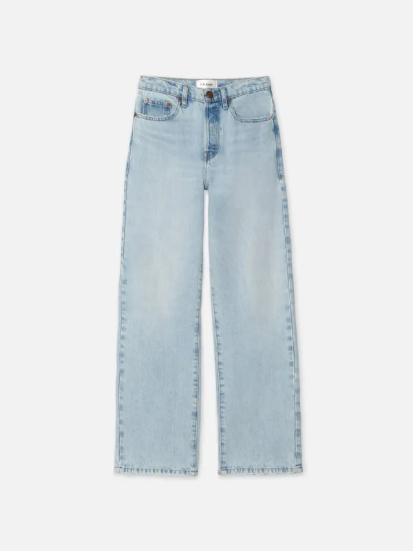 The Slouchy Straight -- Fizz Indigo made by Frame Denim