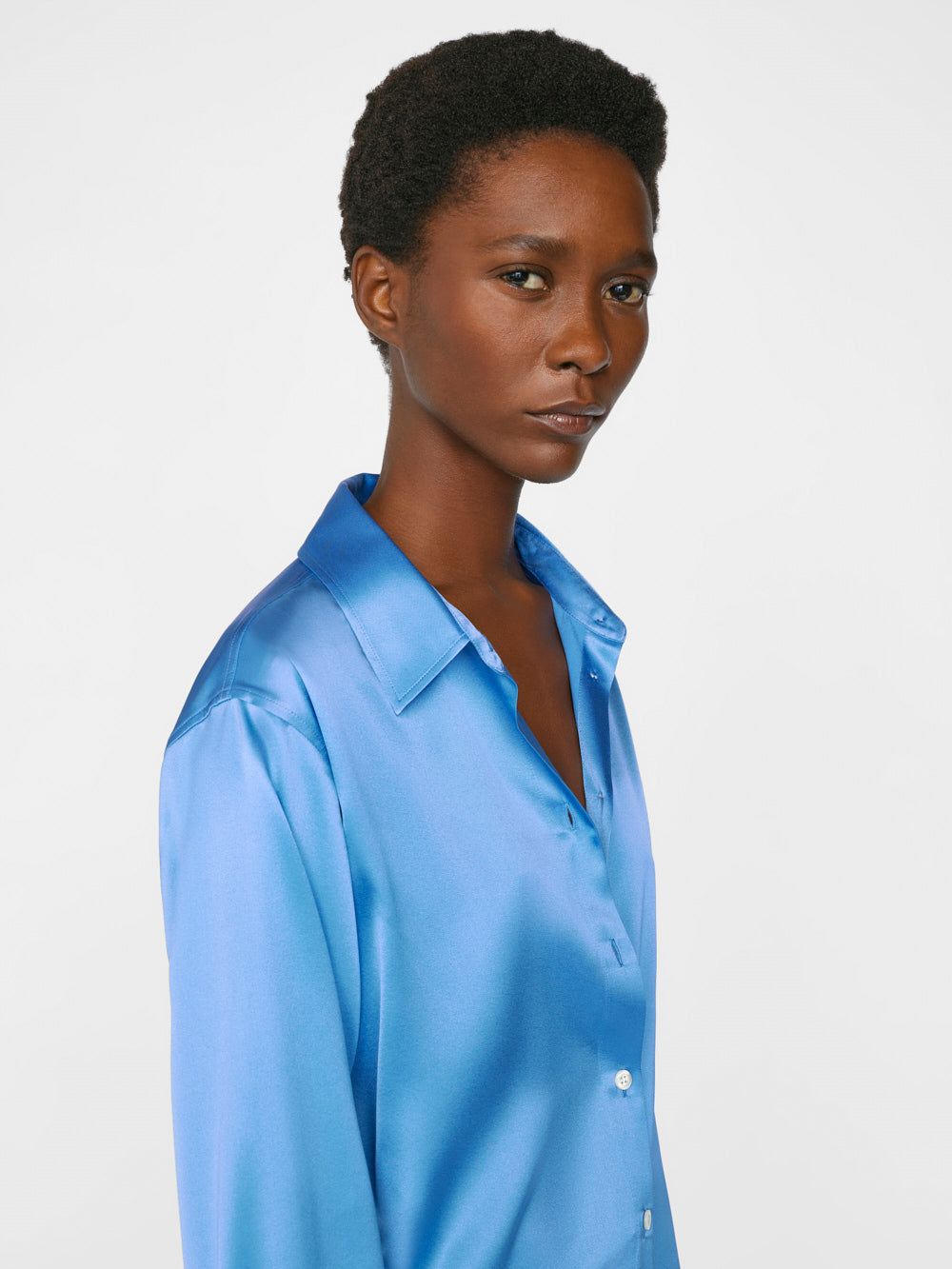 The Standard Shirt -- Cornflower Blue sold by Frame Denim product image thumbnail 3