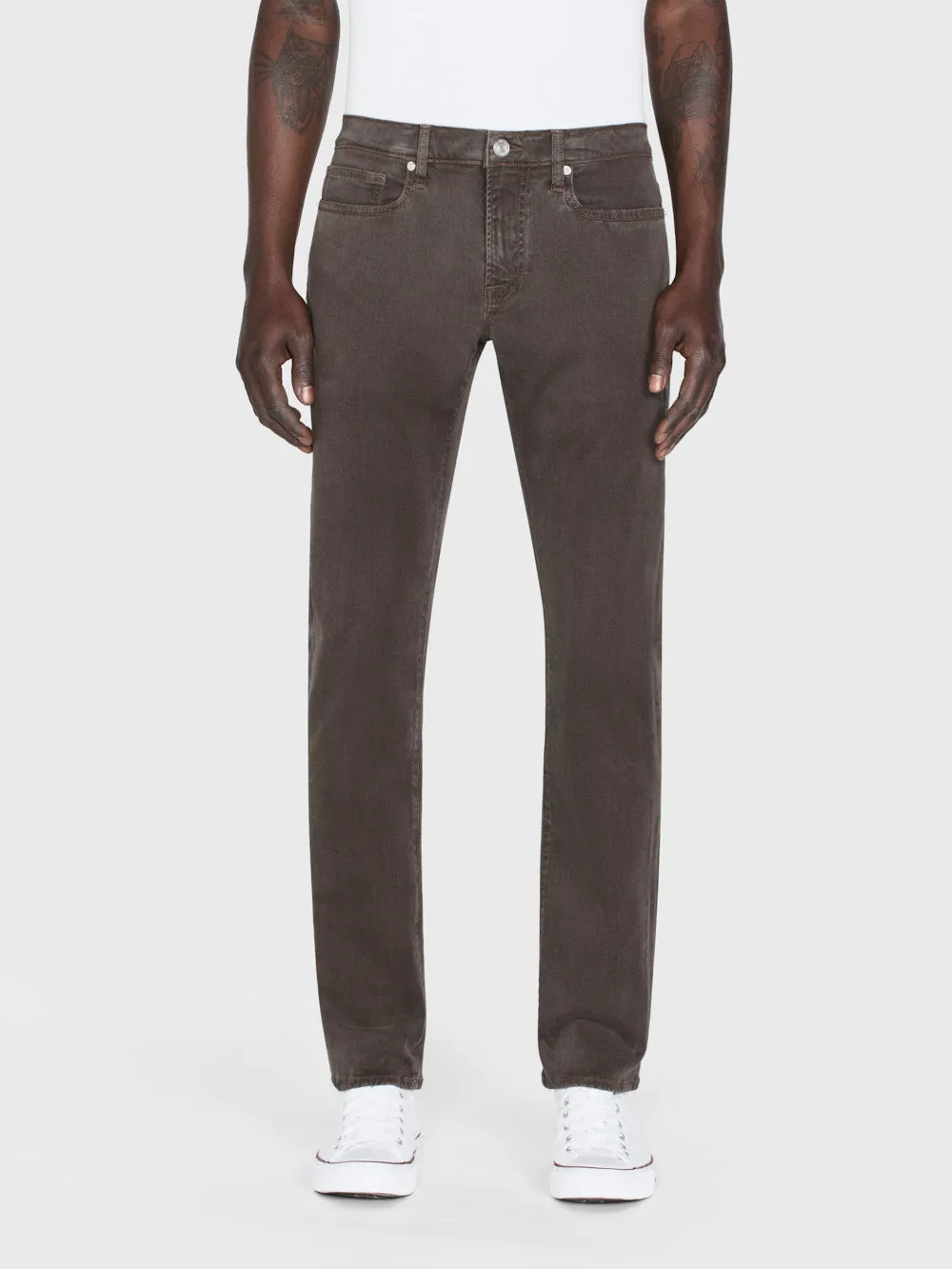L'Homme Slim Brushed Twill -- Mocha sold by Frame Denim product image thumbnail 3