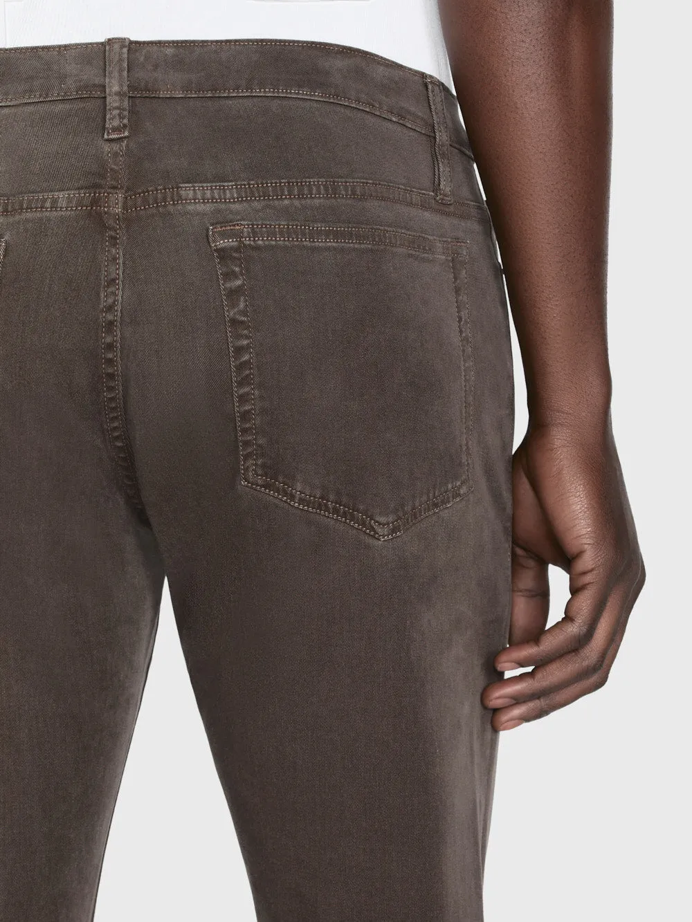 L'Homme Slim Brushed Twill -- Mocha sold by Frame Denim product image thumbnail 4