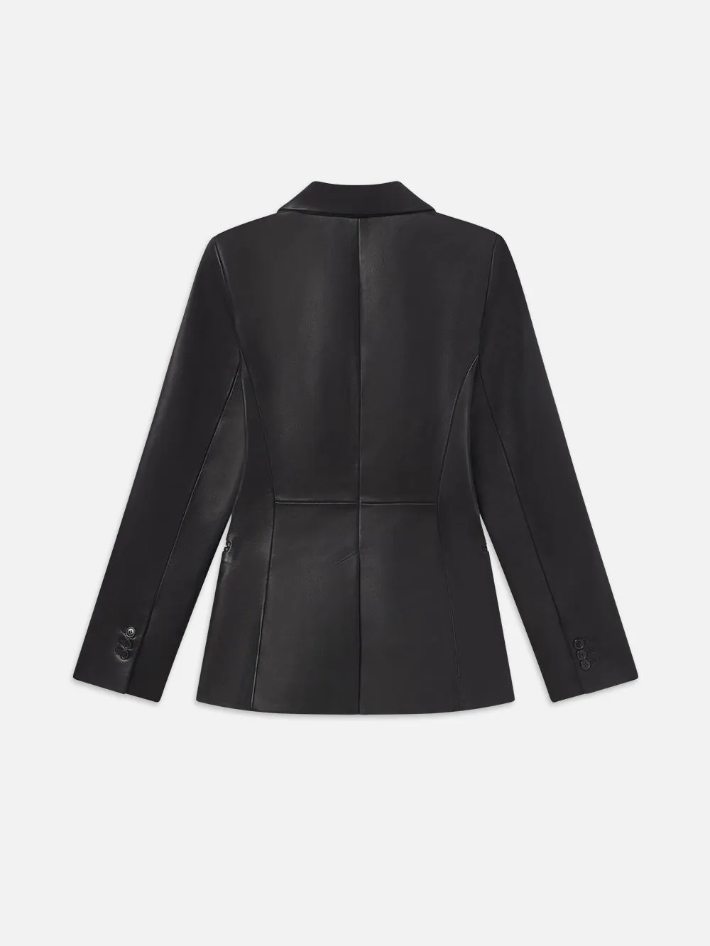 The Femme Leather Blazer -- Black sold by Frame Denim product image thumbnail 3