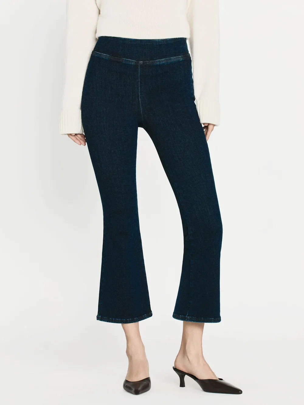 The Jetset Crop Mini Boot -- Keller sold by Frame Denim product image thumbnail 2