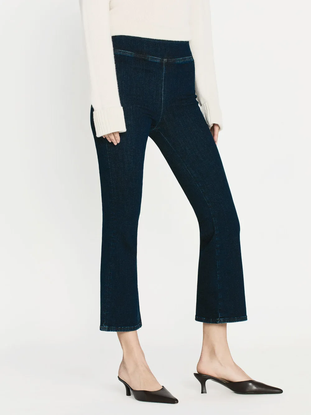 The Jetset Crop Mini Boot -- Keller sold by Frame Denim product image thumbnail 4