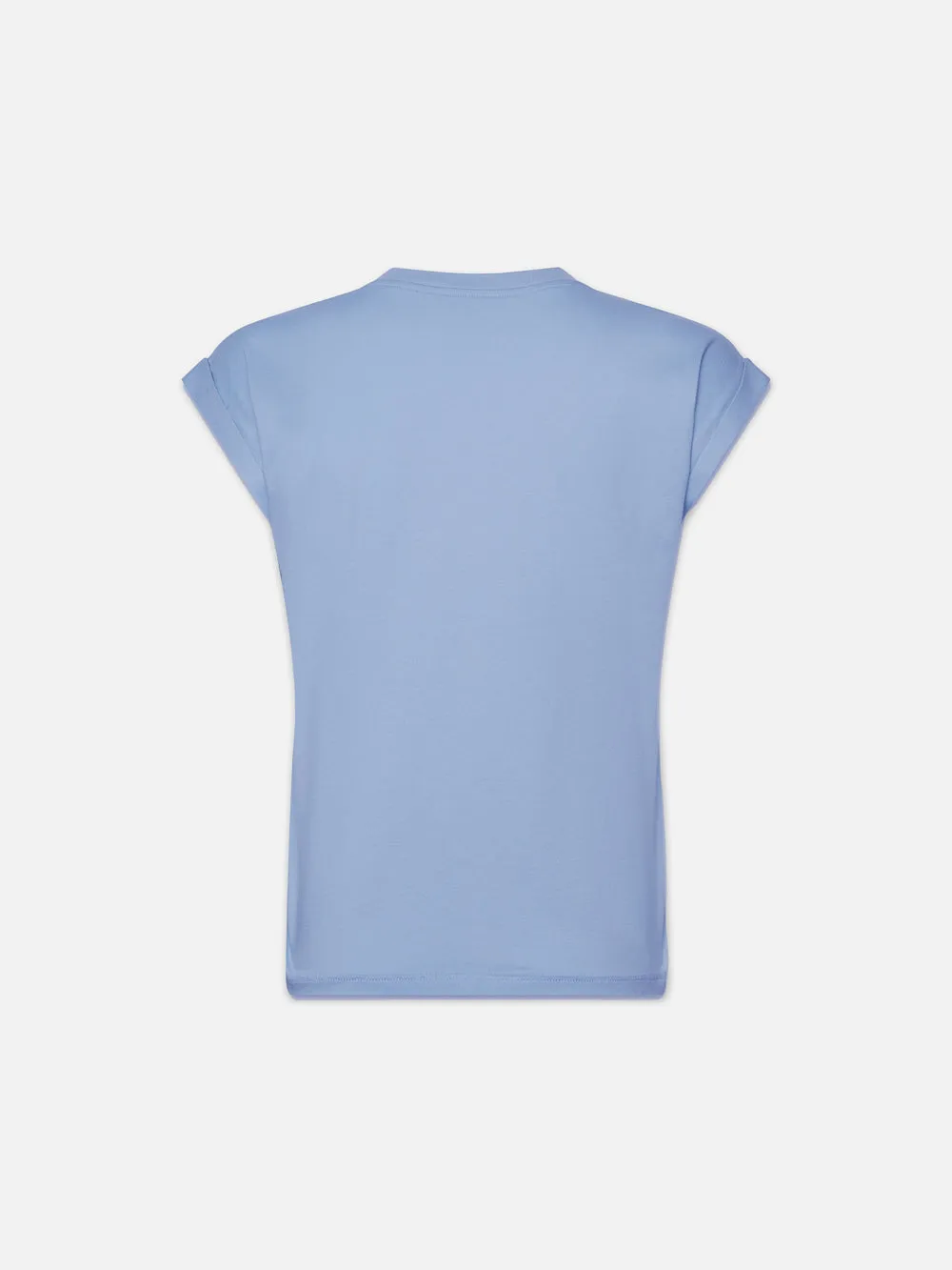 Easy V-Neck Tee -- Light Blue sold by Frame Denim product image thumbnail 3