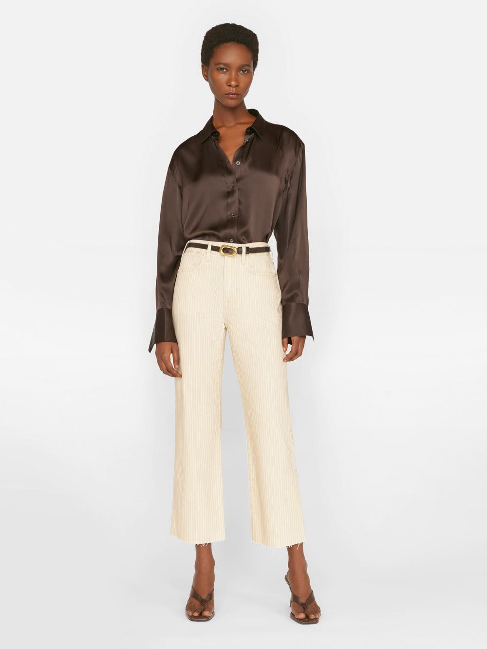 Le Jane Crop -- Sand Multi sold by Frame Denim product image thumbnail 3