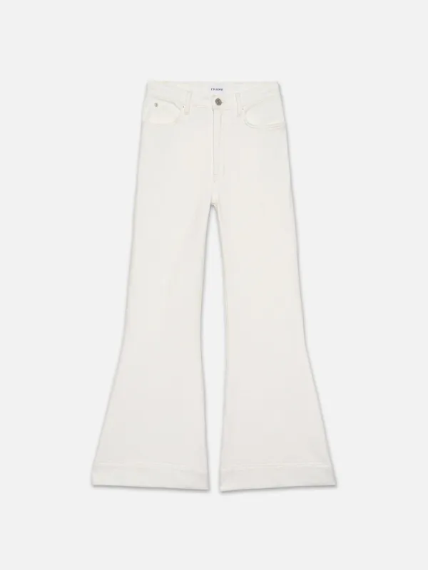 The Extreme Flare Ankle -- Au Natural Clean sold by Frame Denim