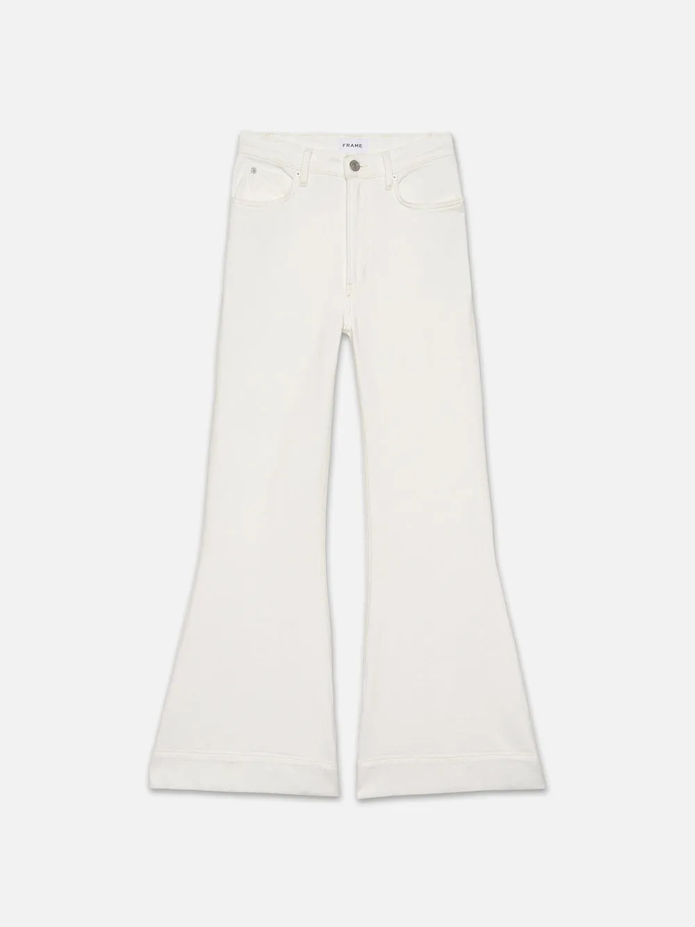 The Extreme Flare Ankle -- Au Natural Clean sold by Frame Denim