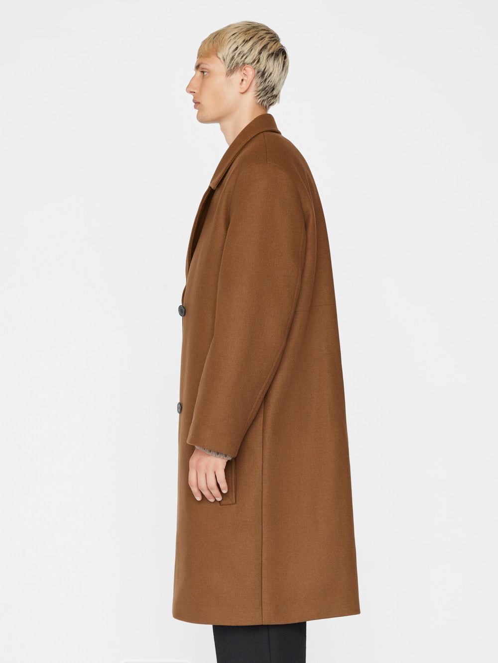 Grandfather Coat -- Caramel sold by Frame Denim product image thumbnail 5