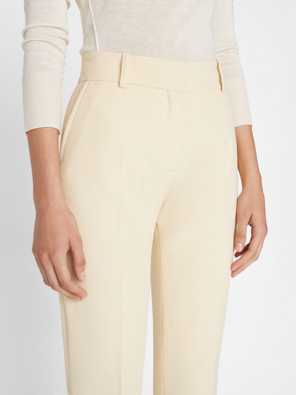 Le Mini Boot Trouser -- Butter sold by Frame Denim product image thumbnail 3