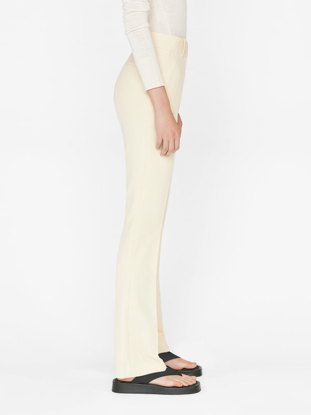 Le Mini Boot Trouser -- Butter sold by Frame Denim product image thumbnail 5