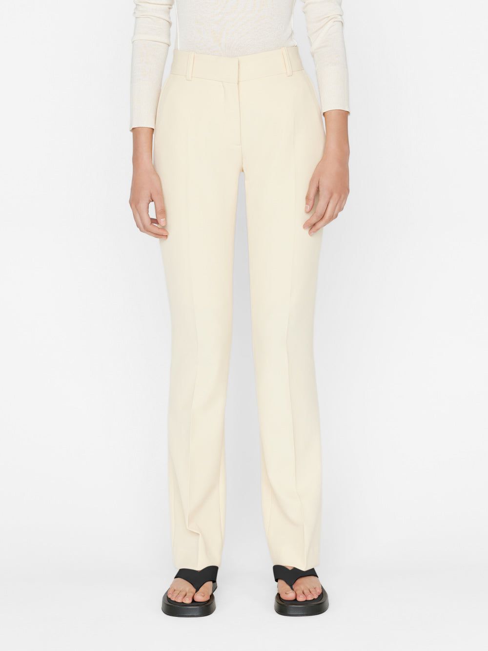 Le Mini Boot Trouser -- Butter sold by Frame Denim