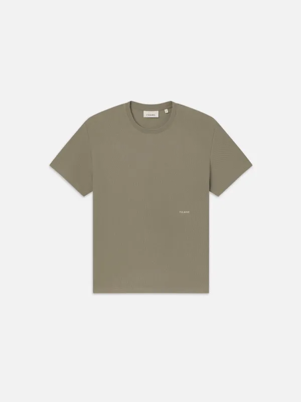 Jacquard Relaxed Tee -- Dry Sage sold by Frame Denim