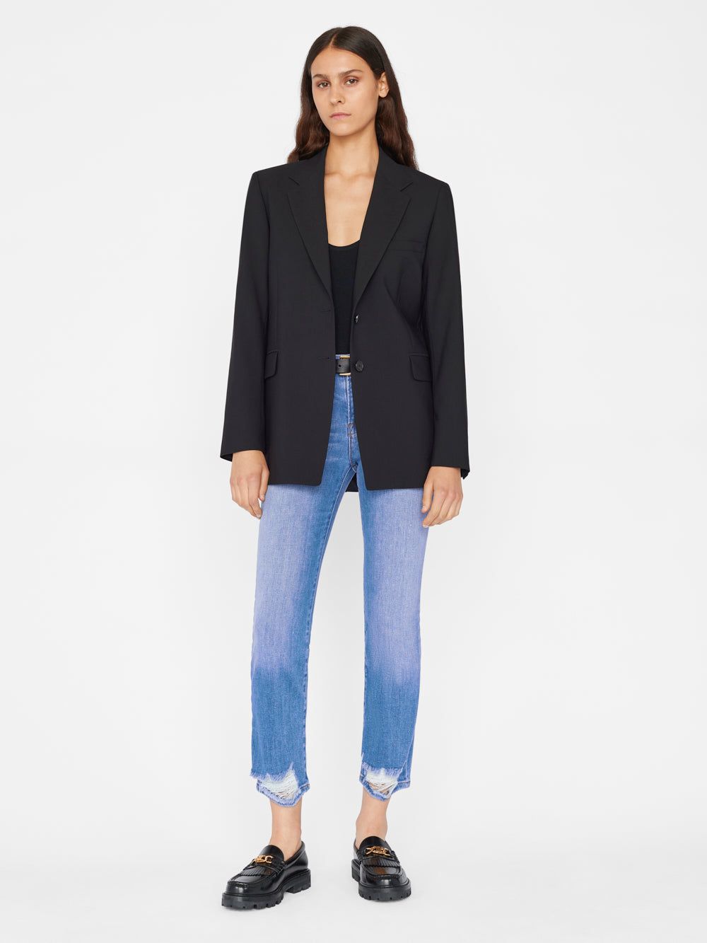 Le High Straight -- Laskey Rips sold by Frame Denim product image thumbnail 10