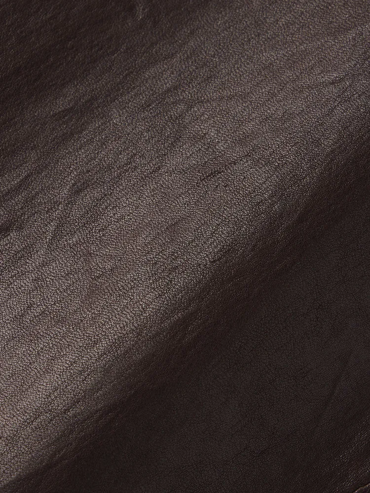 Relaxed Leather Trouser -- Chocolate Brown sold by Frame Denim product image thumbnail 5