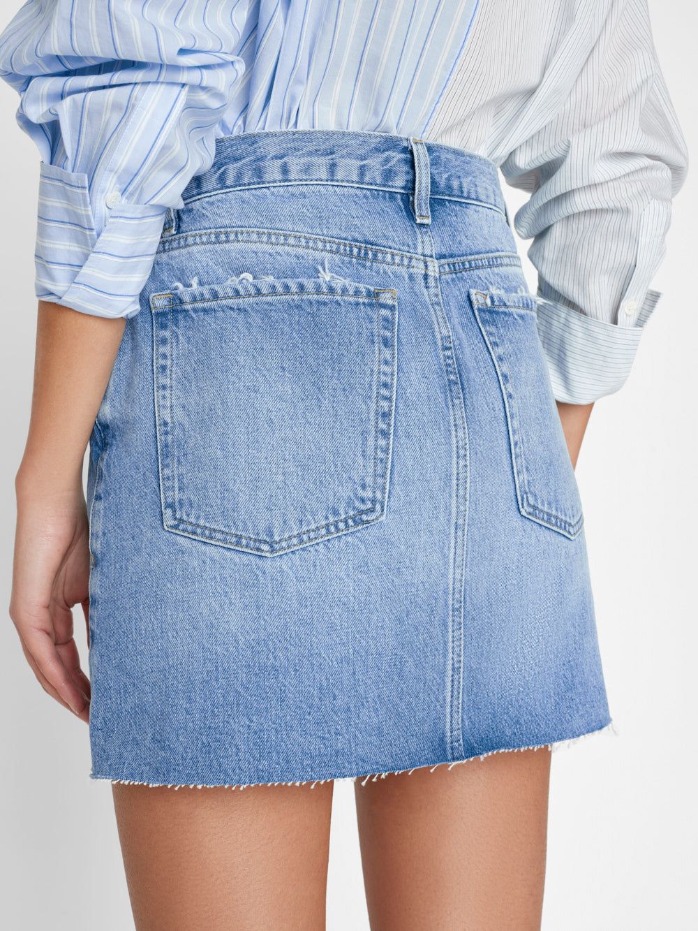 Le High 'N' Tight Skirt -- Vista Grind sold by Frame Denim product image thumbnail 4