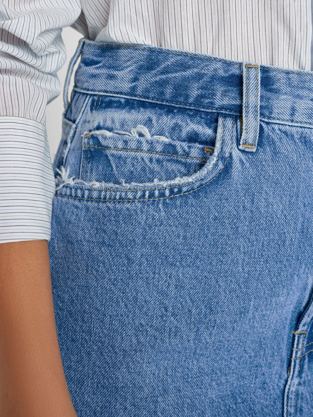 Le High 'N' Tight Skirt -- Vista Grind sold by Frame Denim product image thumbnail 5