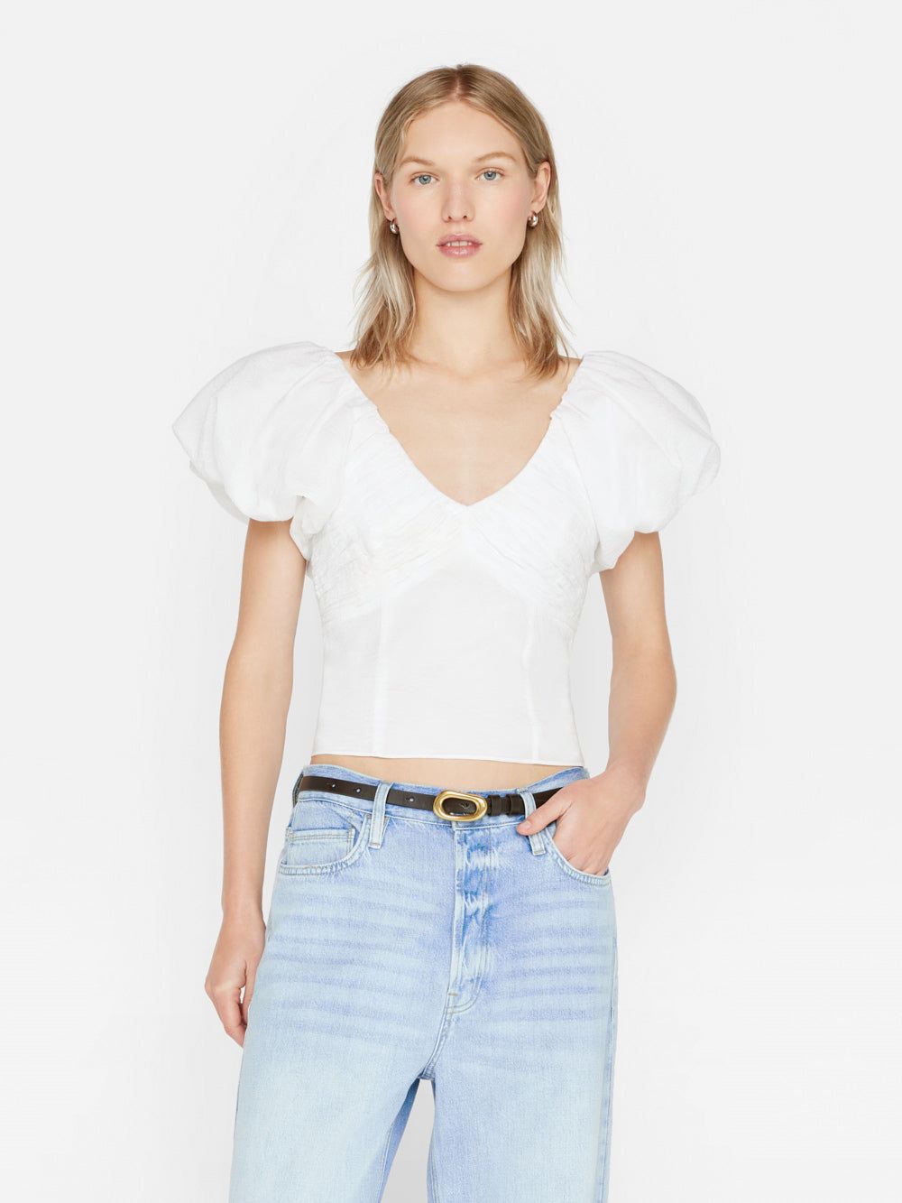 Puff Sleeve Top -- Blanc sold by Frame Denim product image thumbnail 2