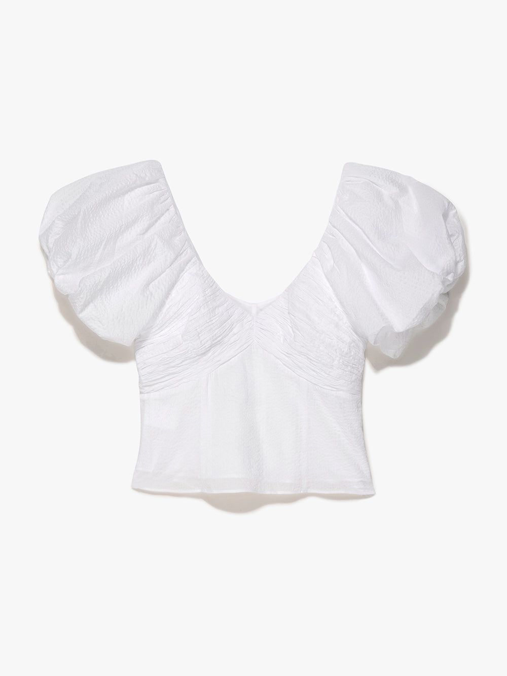 Puff Sleeve Top -- Blanc sold by Frame Denim