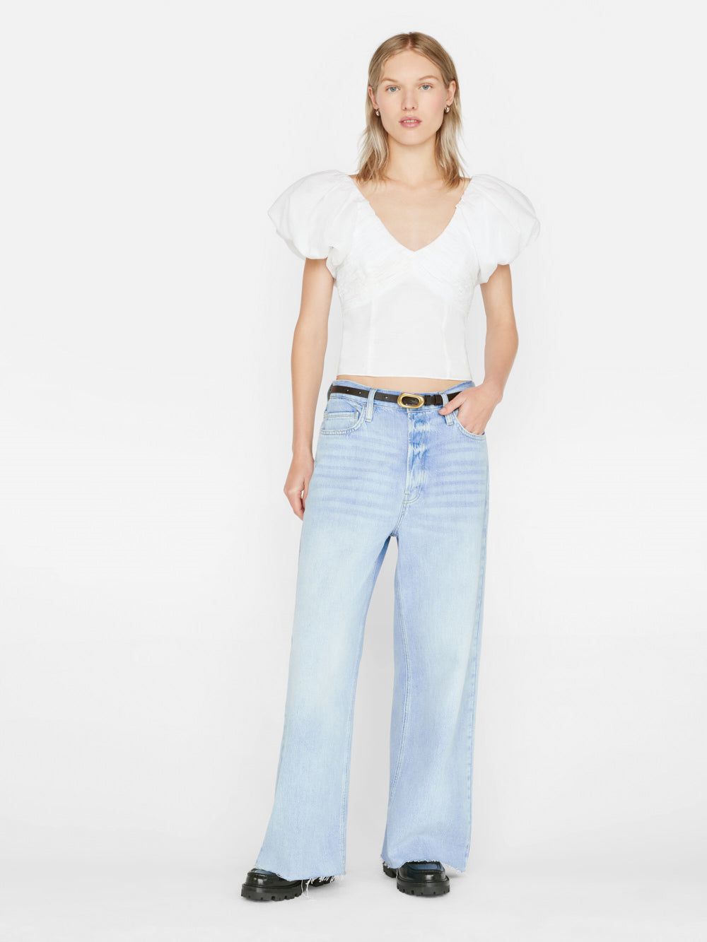 Puff Sleeve Top -- Blanc sold by Frame Denim product image thumbnail 3