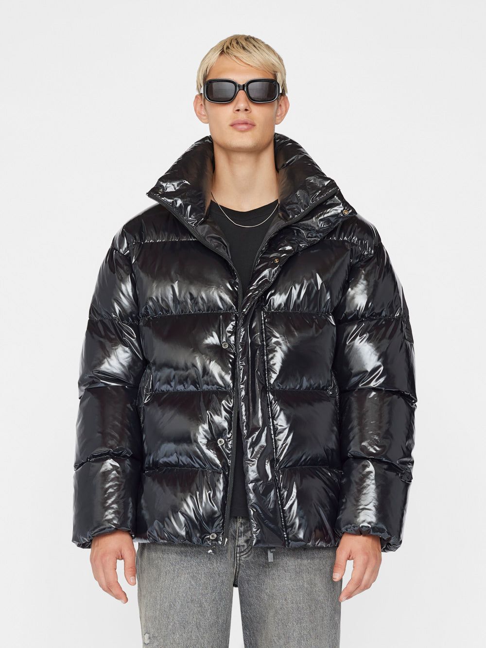 Cire Nylon Puffer -- Noir sold by Frame Denim product image thumbnail 3