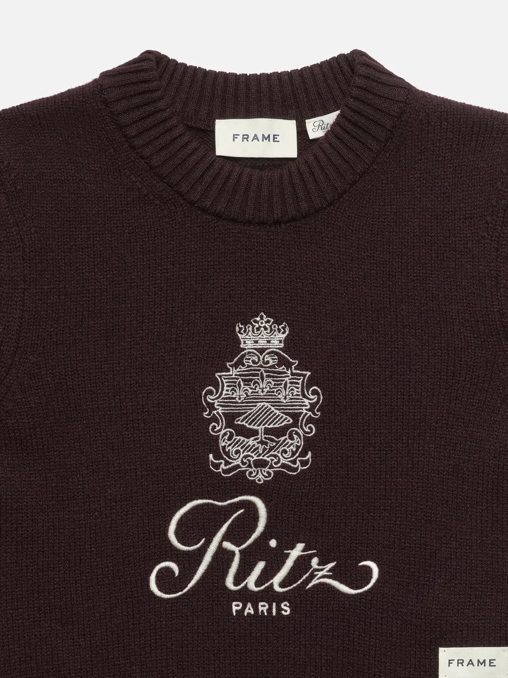 Ritz Women's Cashmere Sweater -- Bordeaux sold by Frame Denim product image thumbnail 2