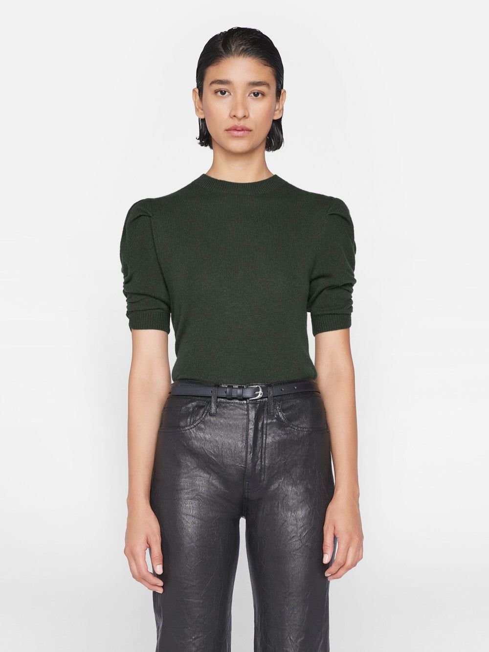 Ruched Sleeve Cashmere Sweater -- Surplus sold by Frame Denim product image thumbnail 5