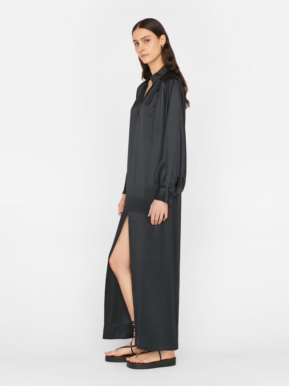 Kaftan Maxi Dress -- Noir sold by Frame Denim product image thumbnail 5