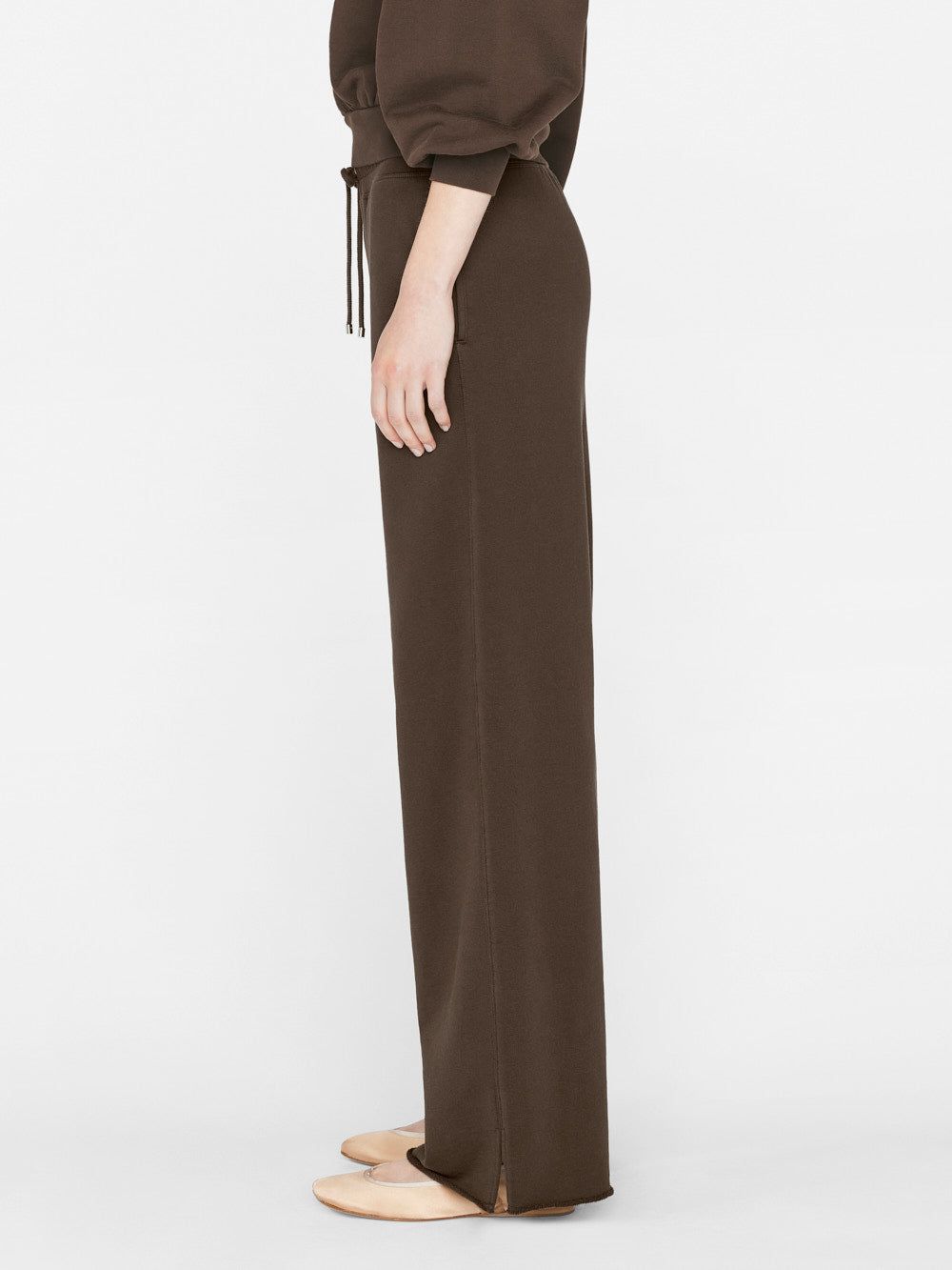 Raw Hem Sweatpant -- Espresso sold by Frame Denim product image thumbnail 7