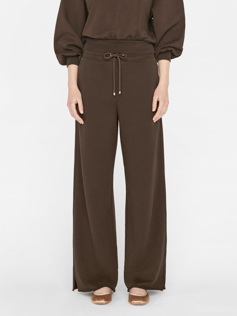 Raw Hem Sweatpant -- Espresso sold by Frame Denim product image thumbnail 3