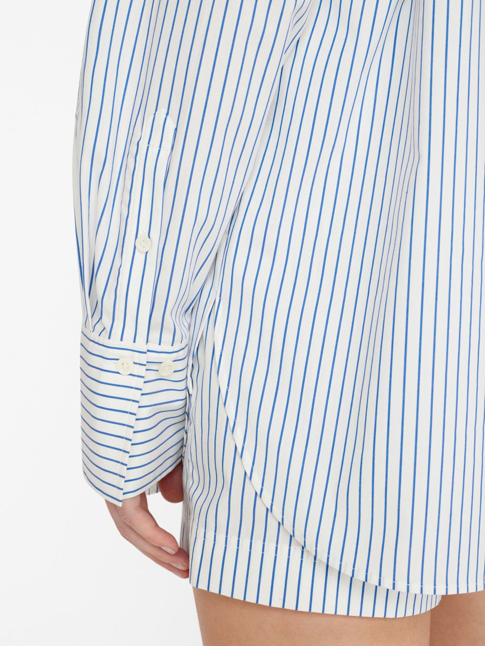 The Oversized Shirt -- Cobalt Multi sold by Frame Denim product image thumbnail 5
