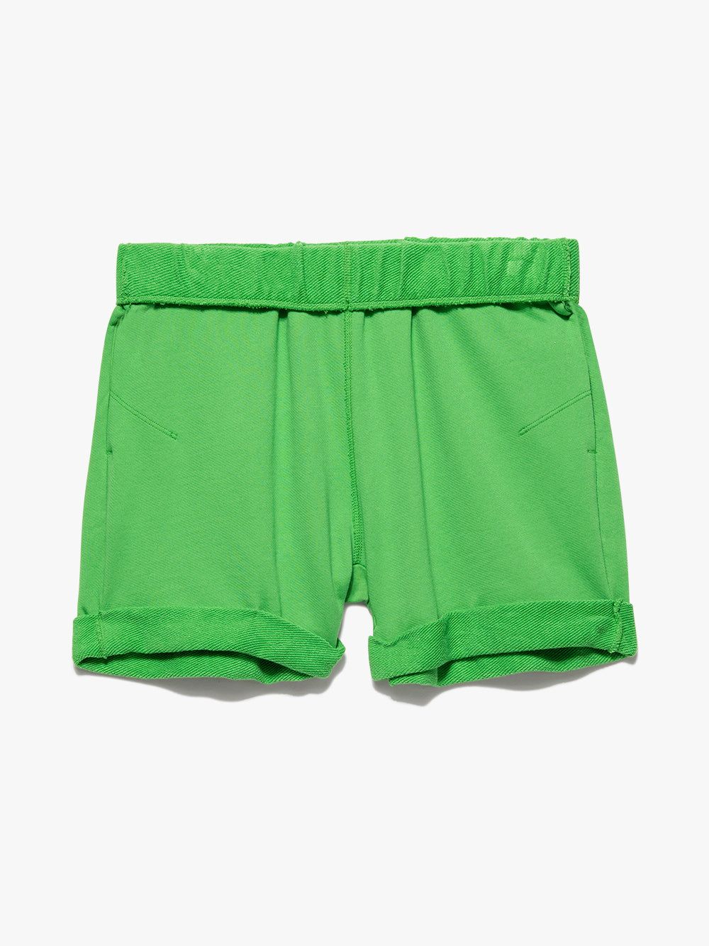 Rolled Up Short -- Bright Peridot sold by Frame Denim