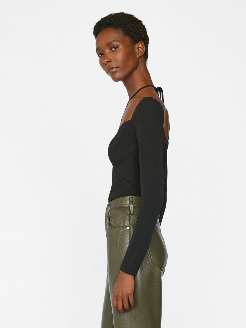 Strappy Knit Top -- Noir sold by Frame Denim product image thumbnail 4