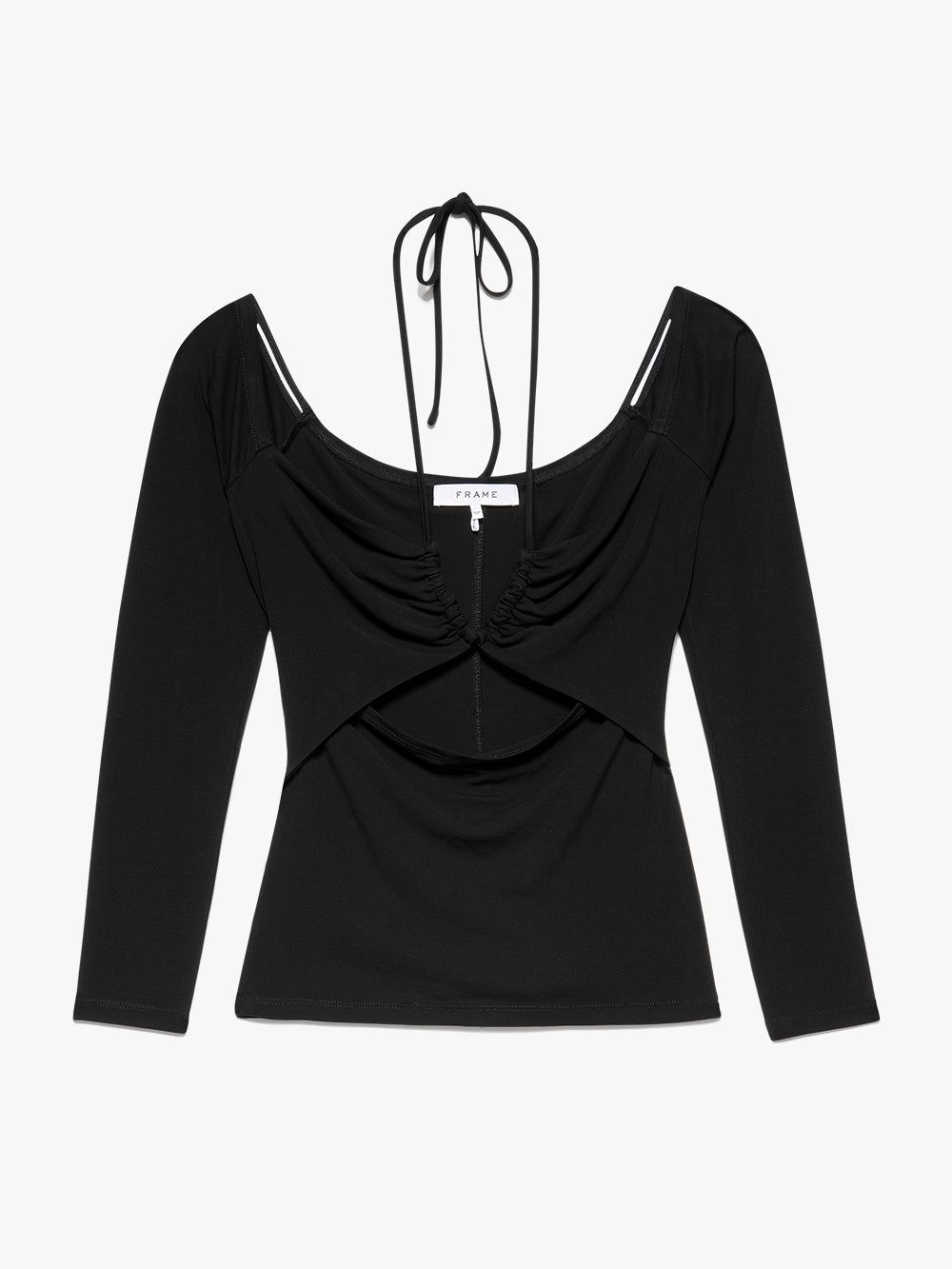 Strappy Knit Top -- Noir sold by Frame Denim product image thumbnail 6