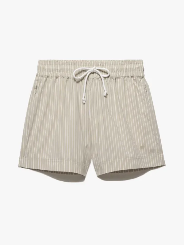 Drawstring Lounge Short -- Sand Multi sold by Frame Denim