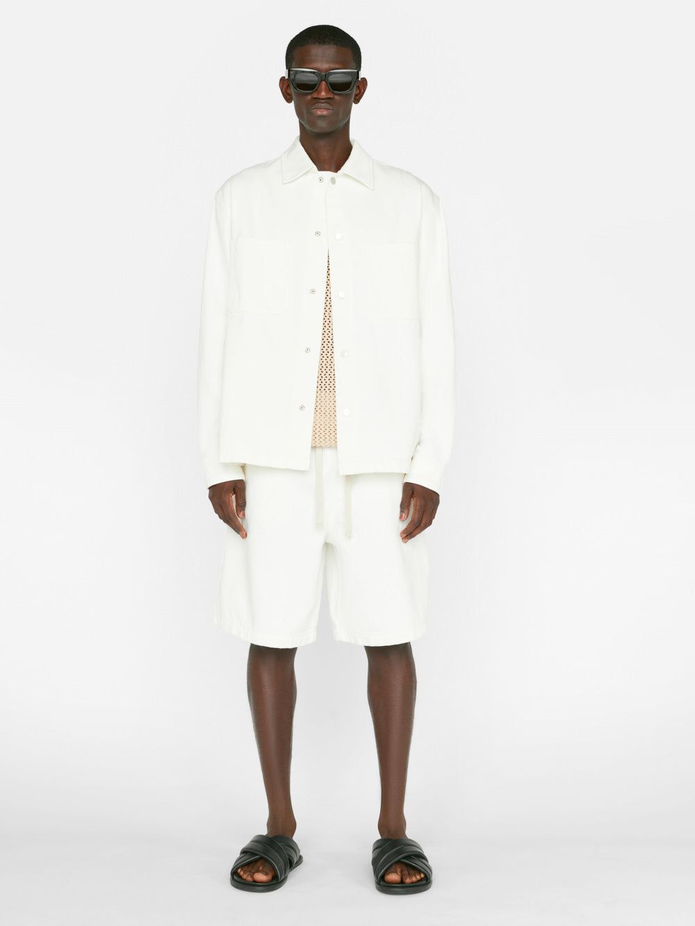 Extra Wide Leg Short -- Off White sold by Frame Denim product image thumbnail 2