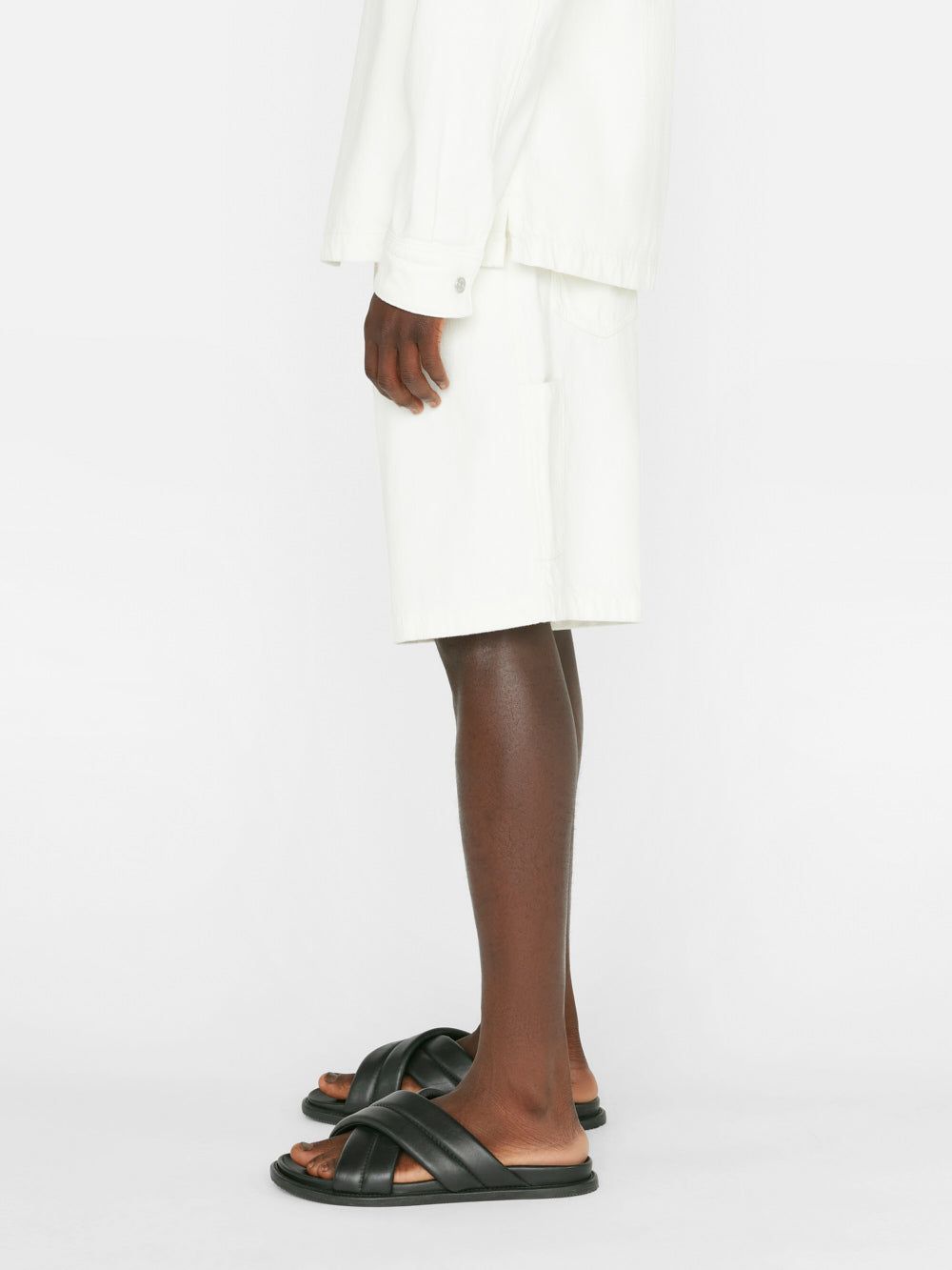 Extra Wide Leg Short -- Off White sold by Frame Denim product image thumbnail 7