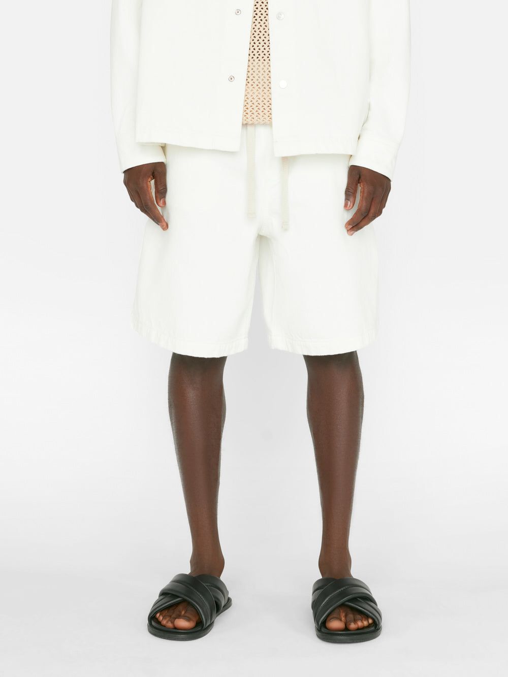 Extra Wide Leg Short -- Off White sold by Frame Denim product image thumbnail 3