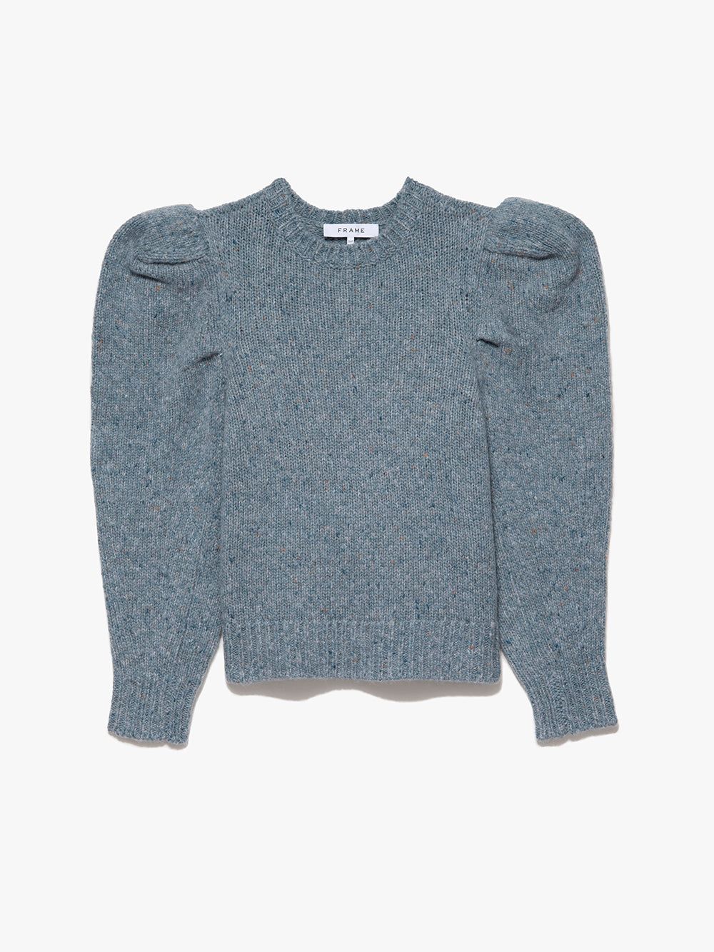 Pleated Sleeve Sweater -- Chambray sold by Frame Denim